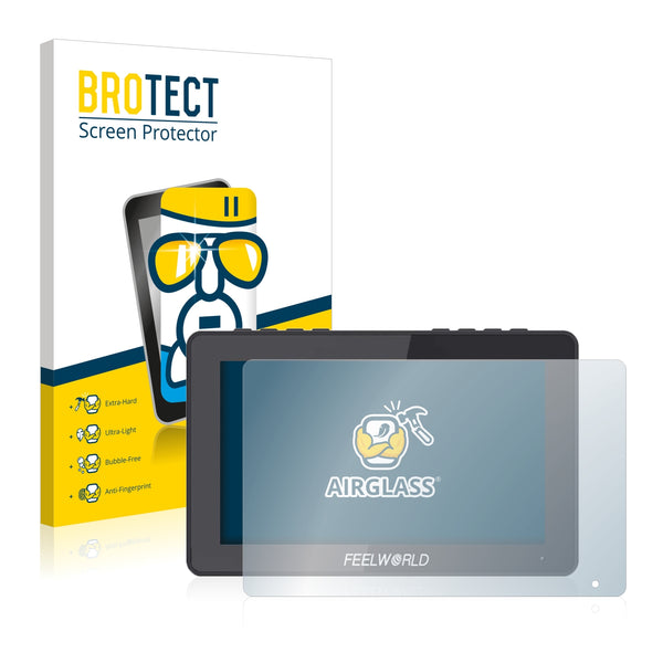 BROTECT AirGlass Glass Screen Protector for Feelworld F5 PRO V2 5.5