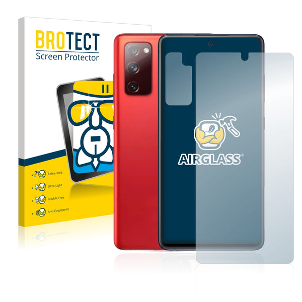 BROTECT AirGlass Glass Screen Protector for Samsung Galaxy S20 FE (Front + cam)
