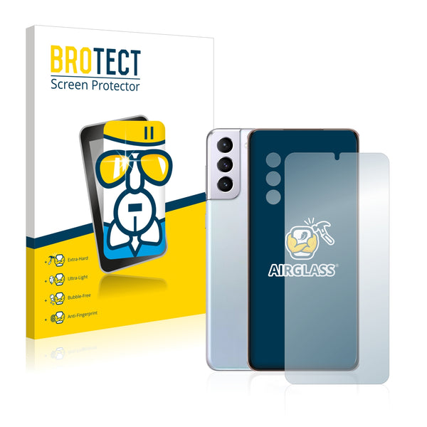 BROTECT AirGlass Glass Screen Protector for Samsung Galaxy S21 Plus 5G (Front + cam)