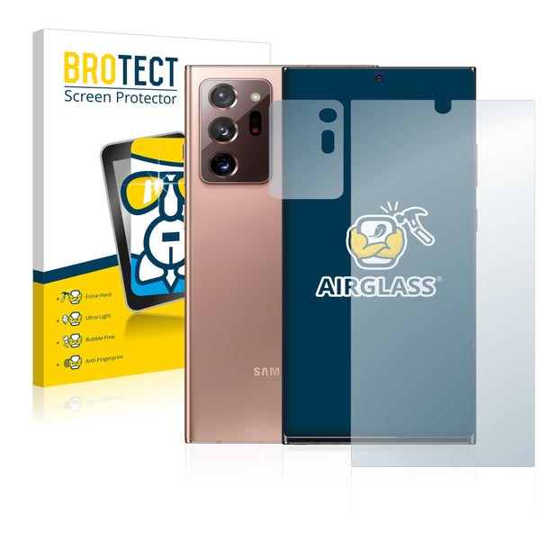 BROTECT AirGlass Glass Screen Protector for Samsung Galaxy Note 20 Ultra 5G (Front + cam)
