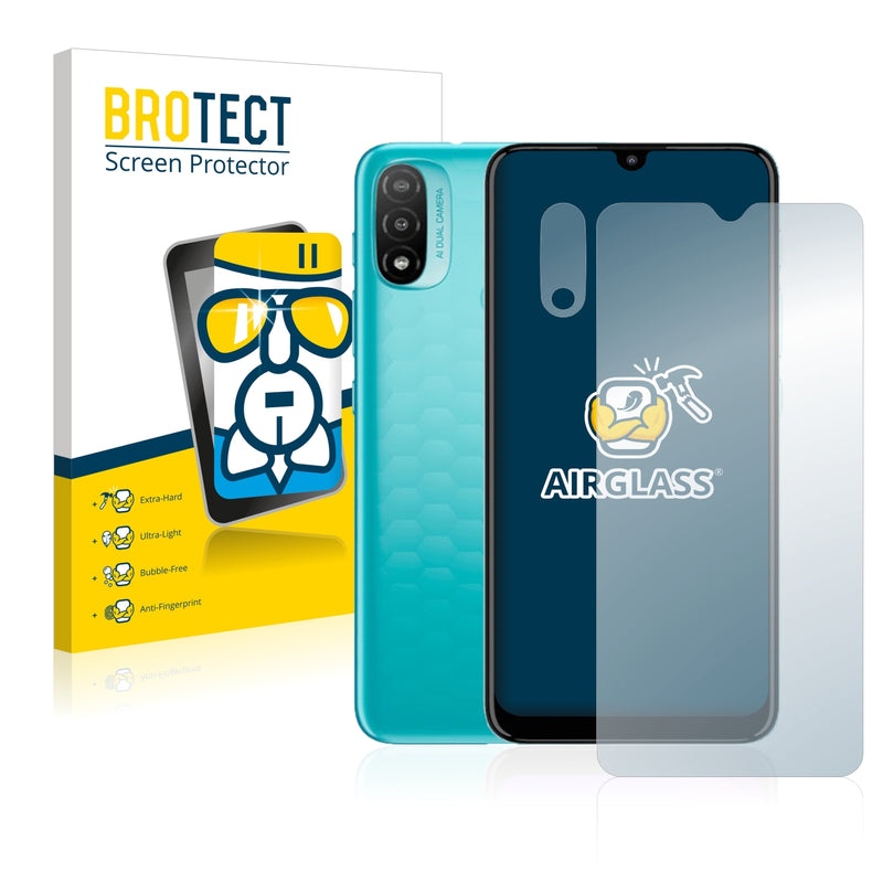 BROTECT AirGlass Glass Screen Protector for Motorola Moto E20 (Front + cam)
