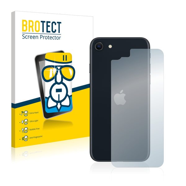 BROTECT AirGlass Glass Screen Protector for Apple iPhone SE 3 2022 (Back)