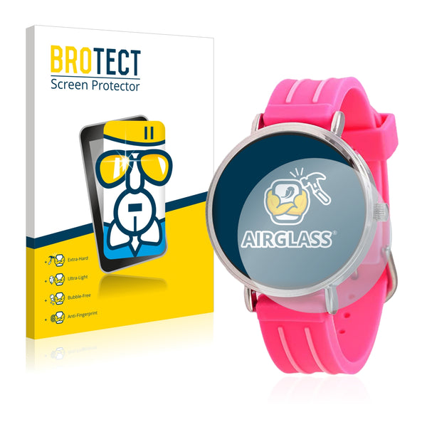 BROTECT AirGlass Glass Screen Protector for Kiddus Children's Learning Watch