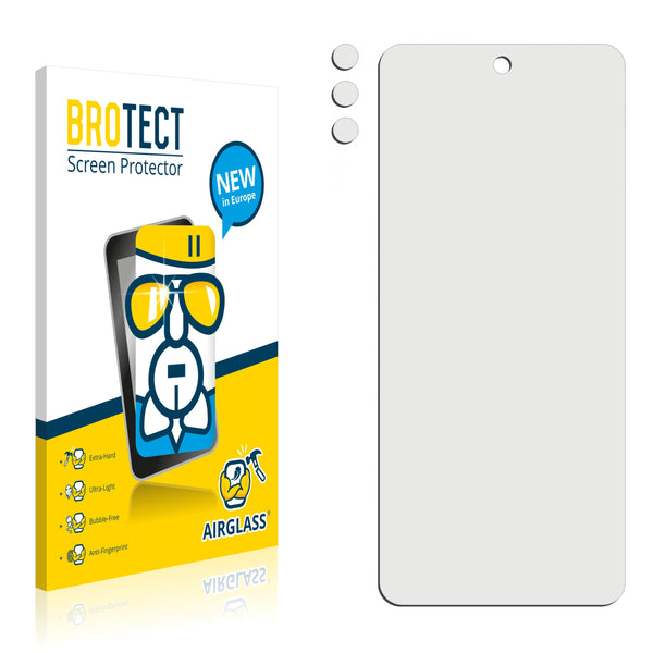 BROTECT AirGlass Glass Screen Protector for Motorola Moto E30 (Front + cam)