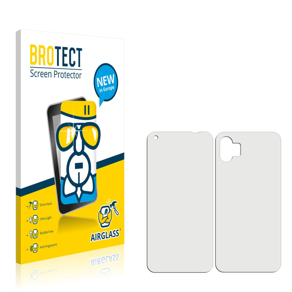 BROTECT AirGlass Glass Screen Protector for Nothing Phone (1) (Front + Back)