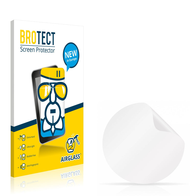 BROTECT AirGlass Glass Screen Protector for Circular Displays (Diameter: 48 mm)