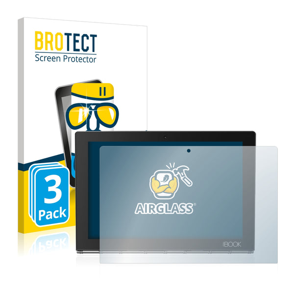 3x BROTECT AirGlass Glass Screen Protector for Lenovo Yoga Book