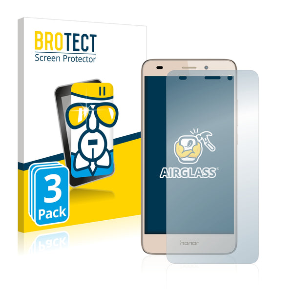 3x BROTECT AirGlass Glass Screen Protector for Honor 7 Lite