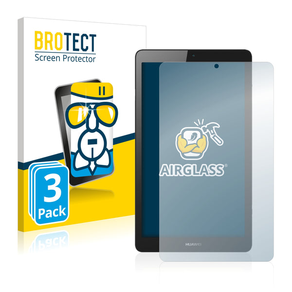 3x BROTECT AirGlass Glass Screen Protector for Huawei MediaPad T3 7.0 Wifi