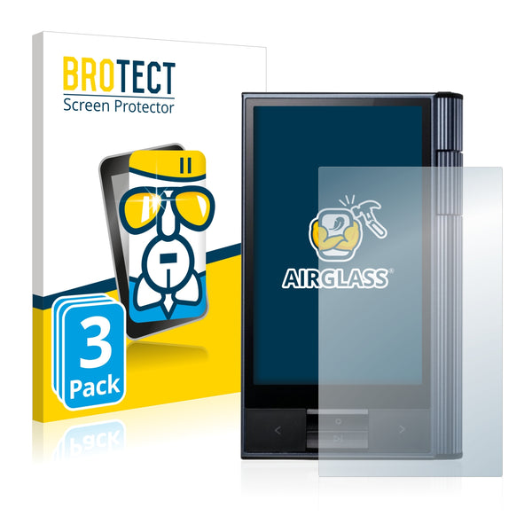 3x BROTECT AirGlass Glass Screen Protector for Astell&Kern AK KANN