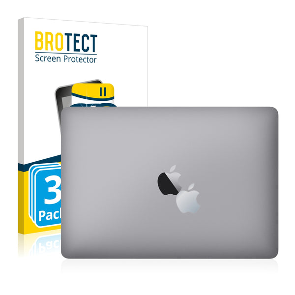 3x BROTECT AirGlass Glass Screen Protector for Apple MacBook Pro 15 2016 (Logo)