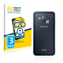 3x BROTECT AirGlass Glass Screen Protector for Samsung Galaxy J3 Duos 2016 (Camera)