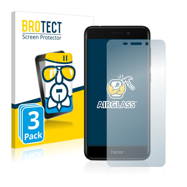 3x BROTECT AirGlass Glass Screen Protector for Honor 6C Pro