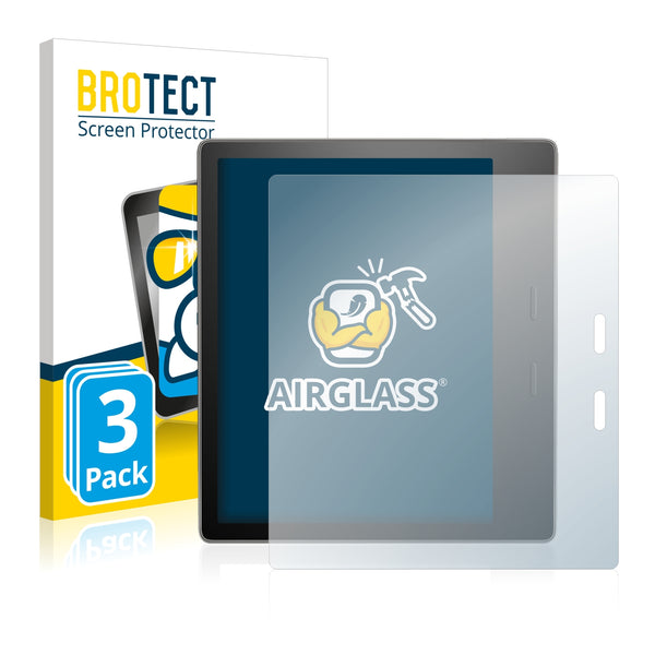 3x BROTECT AirGlass Glass Screen Protector for Amazon Kindle Oasis 2017 (9th generation)