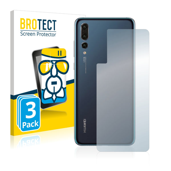 3x BROTECT AirGlass Glass Screen Protector for Huawei P20 Pro (Back)