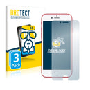 3x BROTECT AirGlass Glass Screen Protector for Apple iPhone 7 Red