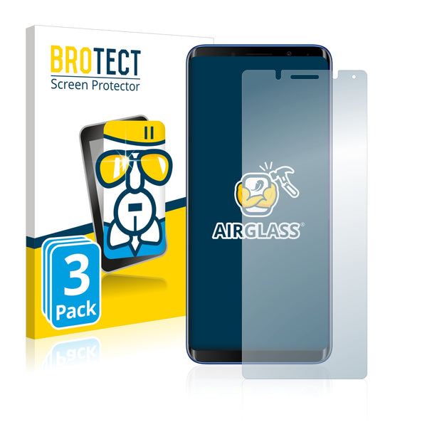 3x BROTECT AirGlass Glass Screen Protector for Elephone U Pro