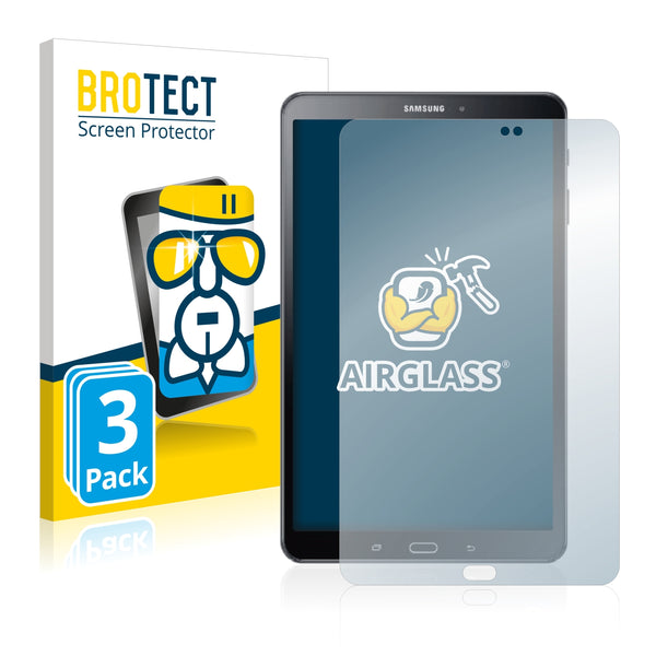 3x BROTECT AirGlass Glass Screen Protector for Samsung Galaxy Tab A 10.1 2018 SM-T580