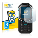3x BROTECT AirGlass Glass Screen Protector for Crosscall Shark X3