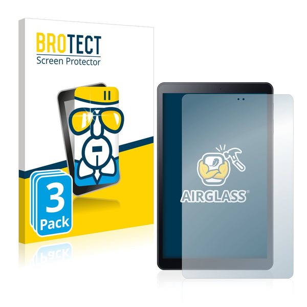 3x BROTECT AirGlass Glass Screen Protector for Samsung Galaxy Tab A 10.5 2018 LTE