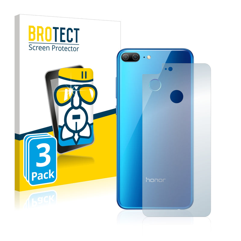 3x BROTECT AirGlass Glass Screen Protector for Honor 9 Lite (Back)