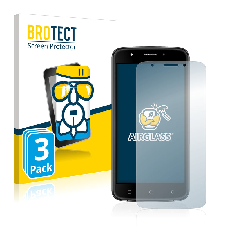 3x BROTECT AirGlass Glass Screen Protector for STK Sync 5E
