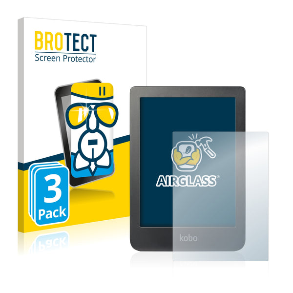 3x BROTECT AirGlass Glass Screen Protector for Kobo Clara HD (6)