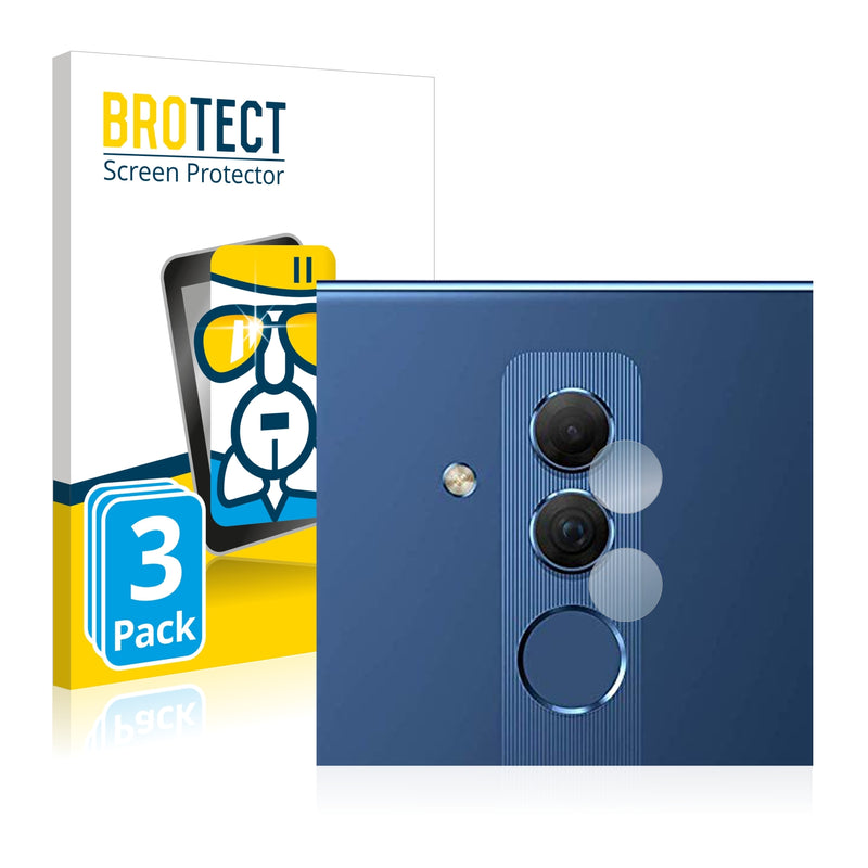 3x BROTECT AirGlass Glass Screen Protector for Huawei Mate 20 lite (Camera)
