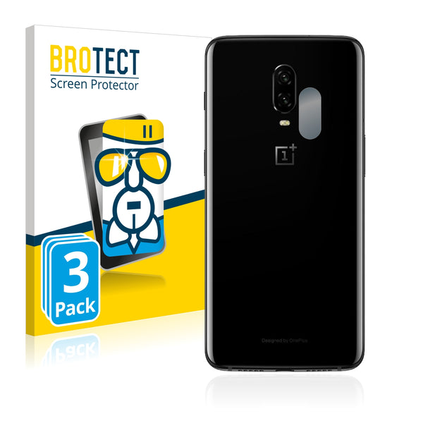 3x BROTECT AirGlass Glass Screen Protector for OnePlus 6T (Camera)