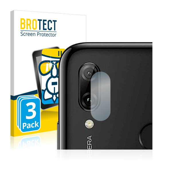 3x BROTECT AirGlass Glass Screen Protector for Huawei P smart 2019 (Camera)