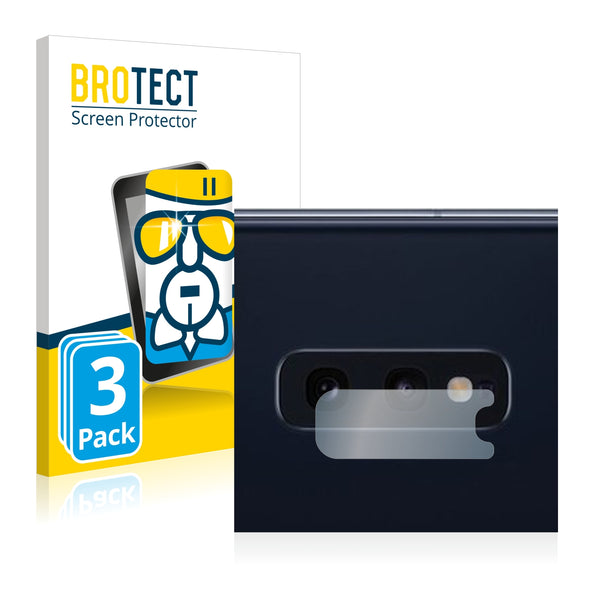3x BROTECT AirGlass Glass Screen Protector for Samsung Galaxy S10e (Camera)