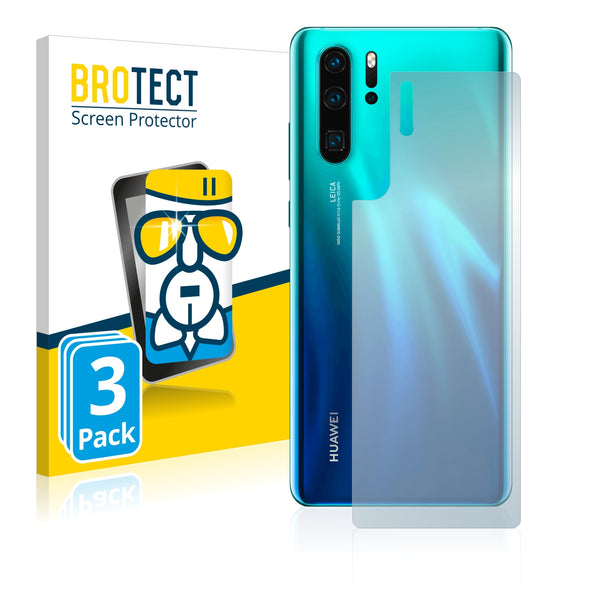 3x BROTECT AirGlass Glass Screen Protector for Huawei P30 Pro (Back)
