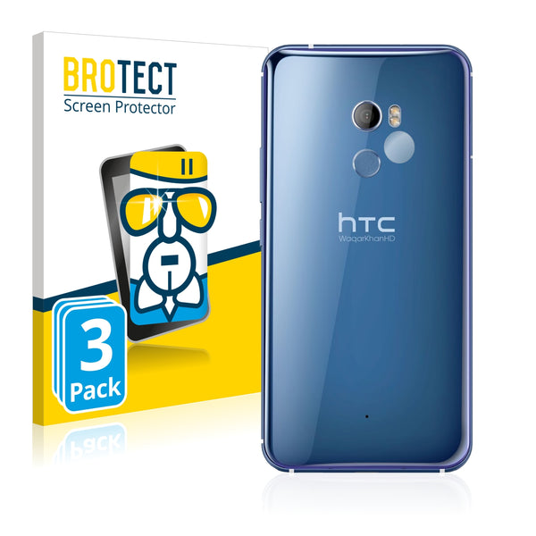 3x BROTECT AirGlass Glass Screen Protector for HTC U11 (Camera)