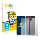 3x BROTECT AirGlass Glass Screen Protector for Huawei P20 (Front + Back)