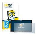 3x BROTECT AirGlass Glass Screen Protector for Kenwood DMX7017BTS