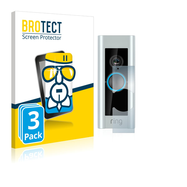 Upscreen Protecteur D'Écran Verre Hybride 9H Pour Ring Video Doorbell 4 / 3 – Ultra Résistant & Anti-Traces