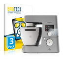 3x BROTECT AirGlass Glass Screen Protector for Kenwood Cooking Chef Gourmet KCC9040s
