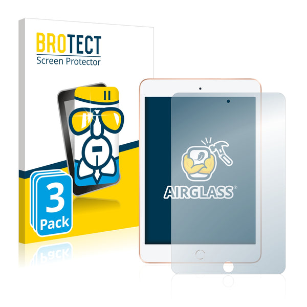 3x BROTECT AirGlass Glass Screen Protector for Apple iPad mini 5 2019