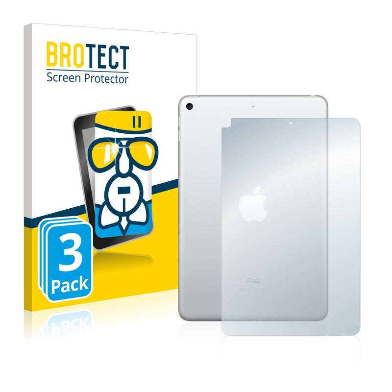 3x BROTECT AirGlass Glass Screen Protector for Apple iPad mini 5 2019 (Back)