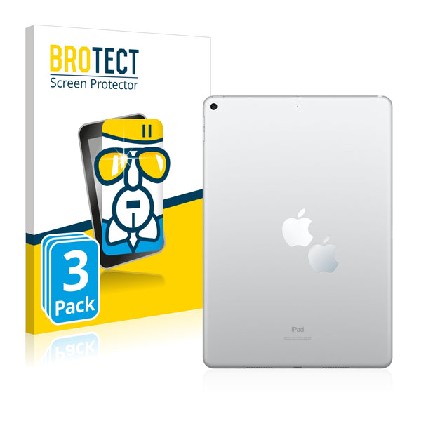 3x BROTECT AirGlass Glass Screen Protector for Apple iPad Air 2019 (Logo)