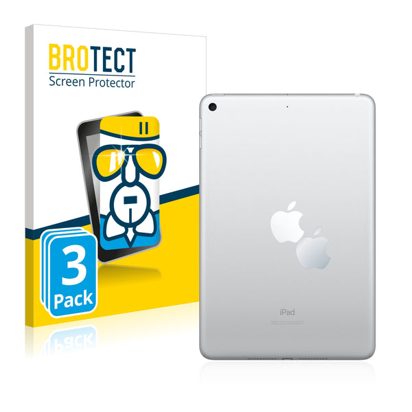 3x BROTECT AirGlass Glass Screen Protector for Apple iPad mini 5 2019 (Logo)