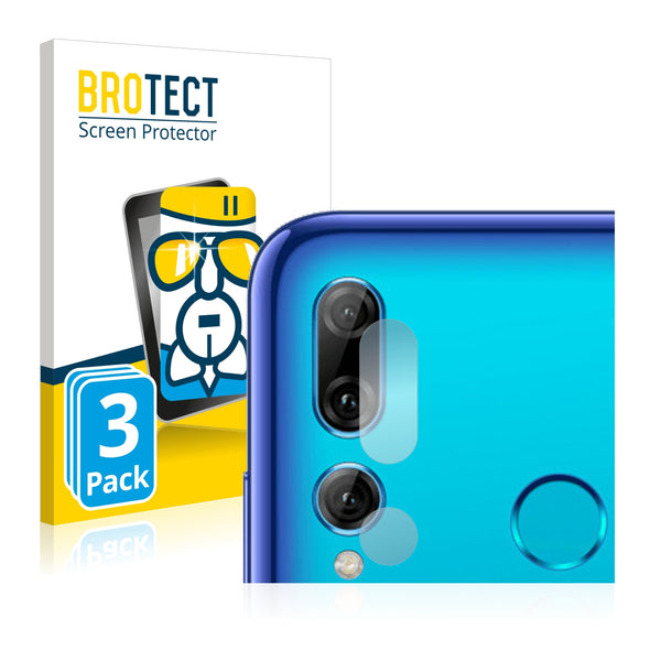 3x BROTECT AirGlass Glass Screen Protector for Huawei P smart Plus 2019 (Camera)