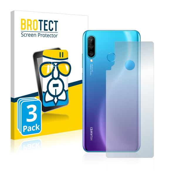 3x BROTECT AirGlass Glass Screen Protector for Huawei P30 lite (Back)
