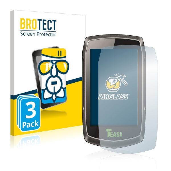 3x BROTECT AirGlass Glass Screen Protector for A-Rival Teasi Volt