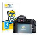 3x BROTECT AirGlass Glass Screen Protector for Canon EOS 250D