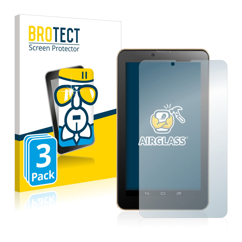 3x BROTECT AirGlass Glass Screen Protector for Xgody V7