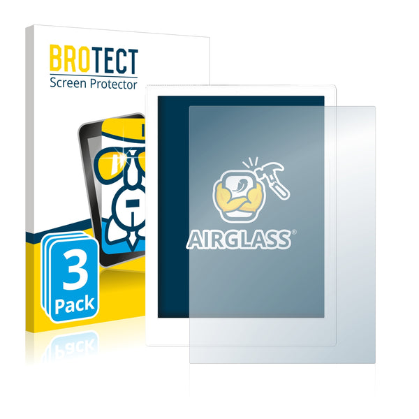 3x BROTECT AirGlass Glass Screen Protector for SuperNote A5