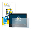 3x BROTECT AirGlass Glass Screen Protector for Muse M-1095 CVB