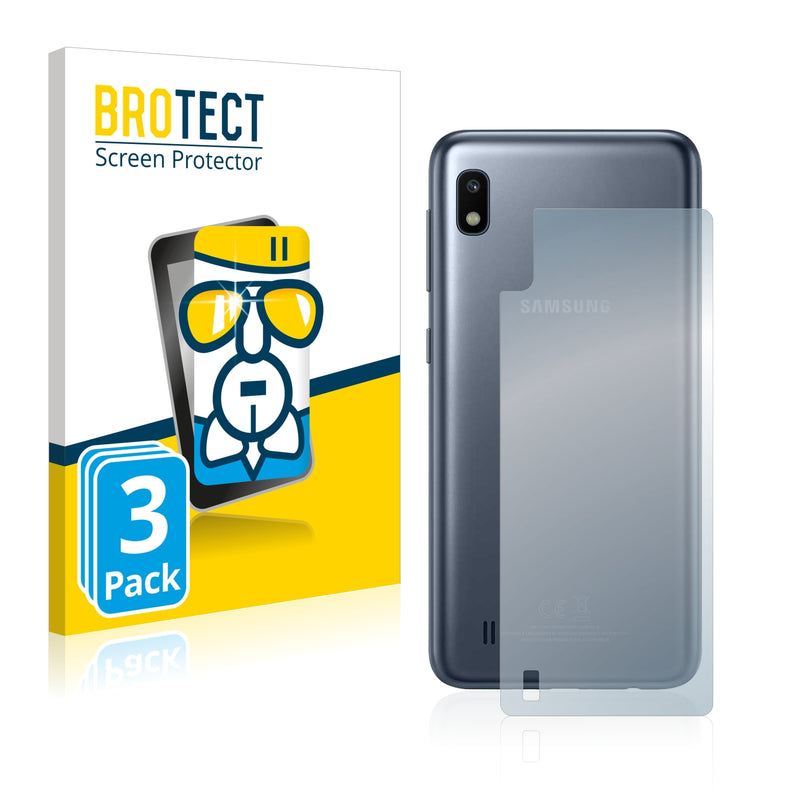 3x BROTECT AirGlass Glass Screen Protector for Samsung Galaxy A10 (Back)