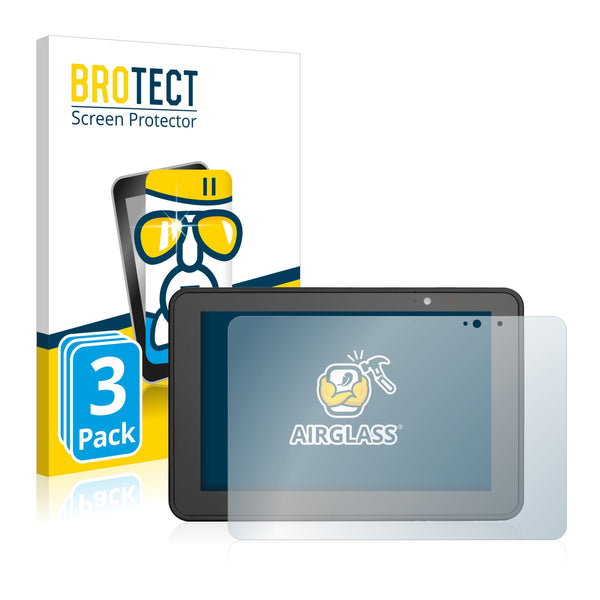 3x BROTECT AirGlass Glass Screen Protector for Zebra ET51/ET56 10.1
